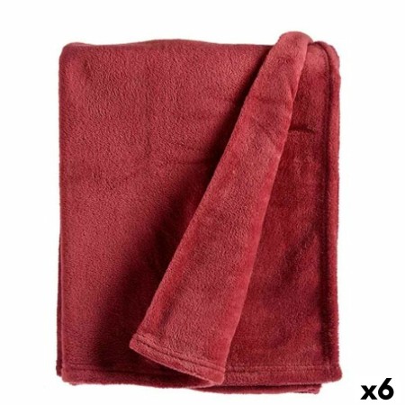 Manta Rosa oscuro 150 x 0,5 x 200 cm (6 Unidades) de Gift Decor, Mantas y colchas - Ref: S3625541, Precio: 61,19 €, Descuento: %