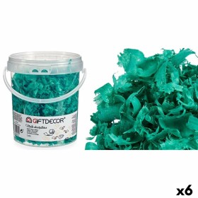 Decorative Shavings 1,4 L Turquoise (6 Units) by Gift Decor, Artificial Flowers - Ref: S3625546, Price: 6,81 €, Discount: %