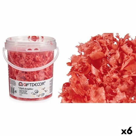 Decorative Shavings 1,4 L Coral (6 Units) by Gift Decor, Artificial Flowers - Ref: S3625549, Price: 6,81 €, Discount: %