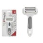 Peeler 3-in-1 12 x 3 x 22 cm Grey Stainless steel White polypropylene TPR (12 Units) by Kinvara, Peelers - Ref: S3625571, Pri...