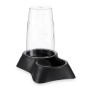 Comedero para Mascotas Dispensador Negro Polipropileno 3,5 L 21,5 x 32,5 x 32,5 cm (4 Unidades) de Mascow, Platos - Ref: S362...