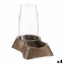 Mangeoir pour animaux Distributeur Marron polypropylène 3,5 L 21,5 x 32,5 x 32,5 cm (4 Unités) | Tienda24 - Global Online Shop Tienda24.eu