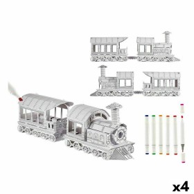 Travaux Manuel en papier Train (4 Unités) de Pincello, Travaux manuels avec papier - Réf : S3625591, Prix : 57,35 €, Remise : %