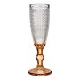 Champagne glass Points Amber Glass 180 ml (6 Units) by Vivalto, Champagne flute - Ref: S3625592, Price: 16,61 €, Discount: %