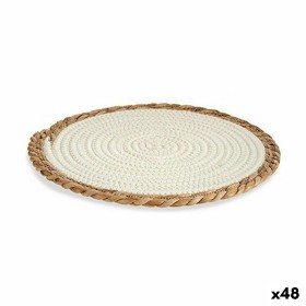 Individuais Natural Branco 30 x 1 x 30 cm (48 Unidades) de Gift Decor, Toalhas de mesa individuais - Ref: S3625620, Preço: 10...