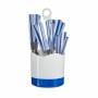 Ensemble de Couverts Bleu Acier inoxydable (8 Unités) | Tienda24 - Global Online Shop Tienda24.eu