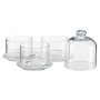 Set de Boites Patisserie Chocolats Empilable verre 9 x 22 x 9 cm (6 Unités) de Pasabahce, Stockage des aliments - Réf : S3625...