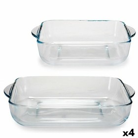 Set de Fuentes de Cocina Borcam Cuadrada (4 Unidades) de Pasabahce, Platos y fuentes - Ref: S3625635, Precio: 41,12 €, Descue...