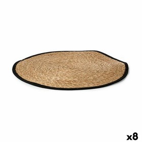 Tapis Noir Naturel Fibre naturelle 100 x 1 x 100 cm (8 Unités) de Gift Decor, Tapis - Réf : S3625645, Prix : 134,77 €, Remise...