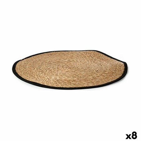 Tapete Preto Natural Fibra natural 100 x 1 x 100 cm (8 Unidades) de Gift Decor, Tapetes infantis - Ref: S3625645, Preço: 134,...