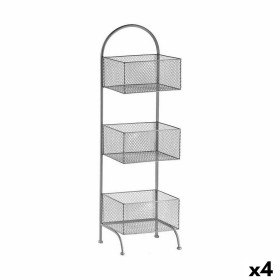 Étagère Argenté Métal 20 x 99 x 32,5 cm (4 Unités) de Gift Decor, Étagères verticales - Réf : S3625648, Prix : 89,58 €, Remis...