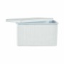 Caja de Almacenaje con Tapa Stefanplast Elegance Lateral Blanco Plástico 29 x 21 x 39 cm (5 Unidades) de Stefanplast, Cajas y...