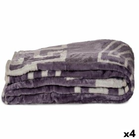 Couverture Gris 220 x 240 x 0,5 cm (4 Unités) de Gift Decor, Couvertures et couvre-lits - Réf : S3625674, Prix : 66,42 €, Rem...