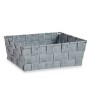 Cesta Multiusos Cinzento Tecido 2,4 L 20 x 8 x 24 cm (24 Unidades) de Kipit, Caixas de arrumação sem tampa - Ref: S3625692, P...