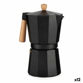 Caffettiera Italiana Marrone Nero Legno Alluminio 650 ml (12 Unità) di Kinvara, Moke e caffettiere - Rif: S3625700, Prezzo: 1...