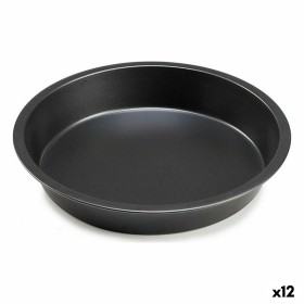 Moule à flan Quid Sweet Grey Noir Métal Ø 14 cm (12 Unités) | Tienda24 - Global Online Shop Tienda24.eu