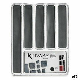 Range-couverts Plastique recyclé Gris 32,3 x 4,5 x 40 cm (12 Unités) de Kinvara, Étagères et supports - Réf : S3625772, Prix ...