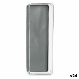 Contenitori per Cassetti Plastica riciclata Grigio 16 x 4,5 x 40 cm (24 Unità) di Kinvara, Ripiani e supporti - Rif: S3625778...