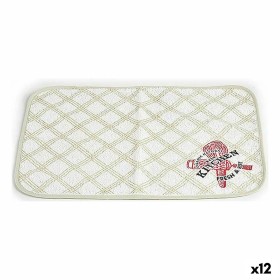 Table Mat 33 x 0,3 x 48 cm White Green (12 Units) by Kinvara, Place Mats - Ref: S3625787, Price: 20,07 €, Discount: %