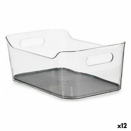 Contenitori per Cassetti Plastica riciclata Grigio 17 x 10,5 x 24,5 cm (12 Unità) | Tienda24 - Global Online Shop Tienda24.eu