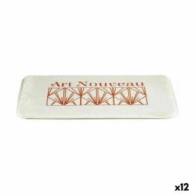 Bath rug Art Nouveau White Bronze 40 x 1,5 x 60 cm (12 Units) by Berilo, Bath Mats - Ref: S3625815, Price: 52,57 €, Discount: %