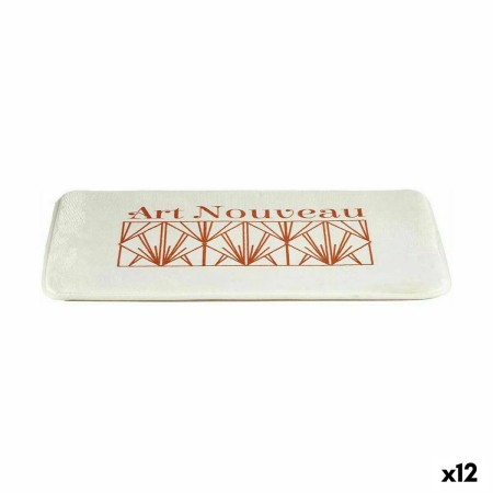 Tappeto da bagno Art Nouveau Bianco Bronce 40 x 1,5 x 60 cm (12 Unità) di Berilo, Tappetini per il bagno - Rif: S3625815, Pre...