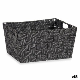 Panier Multi-usages Noir Tissu 20 x 14 x 30 cm (18 Unités) de Kipit, Boîtes de rangement ouvertes - Réf : S3625818, Prix : 46...