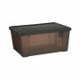 Boîte de rangement avec couvercle Stefanplast Elegance Gris Plastique 15 L 29 x 17 x 39 cm (6 Unités) | Tienda24 - Global Online Shop Tienda24.eu