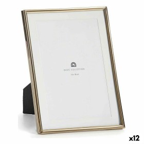 Cadre photo Verre Doré Acier (12 Unités) de Gift Decor, Cadres muraux et de table - Réf : S3625846, Prix : 39,30 €, Remise : %