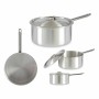 Casserole avec couvercle Ø 24 cm Argenté Aluminium 5 L (10 Unités) | Tienda24 - Global Online Shop Tienda24.eu