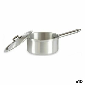 Cazo con Tapa Ø 14 cm Plateado Aluminio 1 L (10 Unidades) de Kinvara, Cazos - Ref: S3625868, Precio: 42,13 €, Descuento: %