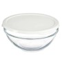 Panier-repas rond avec couvercle Chefs Blanc 1,7 L 21 x 9 x 21 cm (4 Unités) de Pasabahce, Stockage des aliments - Réf : S362...