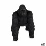 Decorative Figure Gorilla Black 20 x 27 x 34 cm (2 Units) | Tienda24 - Global Online Shop Tienda24.eu