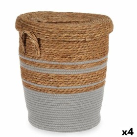 Basket Brown Grey Marine algae 36 x 43 x 36 cm (4 Units) by Gift Decor, Storage boxes and chests - Ref: S3625913, Price: 109,...