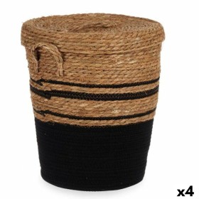 Panier Marron Noir Algues marines 36 x 43 x 36 cm (4 Unités) de Gift Decor, Boîtes et coffres de rangement - Réf : S3625914, ...