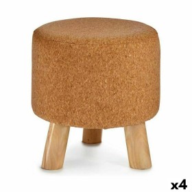 Pouf Marron Liège Bois MDF 28 x 28 x 28 cm (4 Unités) de Gift Decor, Fauteuils poire - Réf : S3625947, Prix : 46,60 €, Remise...