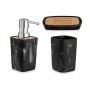 Bath Set Black Bamboo Plastic (8 Units) | Tienda24 - Global Online Shop Tienda24.eu