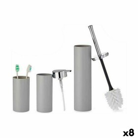 Bath Set Grey Plastic (8 Units) by Berilo, Bathroom Accessory Sets - Ref: S3626015, Price: 71,33 €, Discount: %