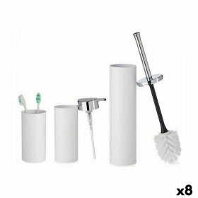 Bath Set White Plastic (8 Units) by Berilo, Bathroom Accessory Sets - Ref: S3626017, Price: 71,33 €, Discount: %