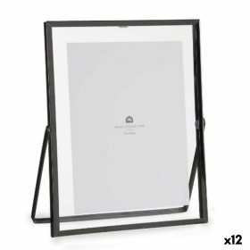 Photo frame Crystal Golden Steel (12 Units) | Tienda24 - Global Online Shop Tienda24.eu