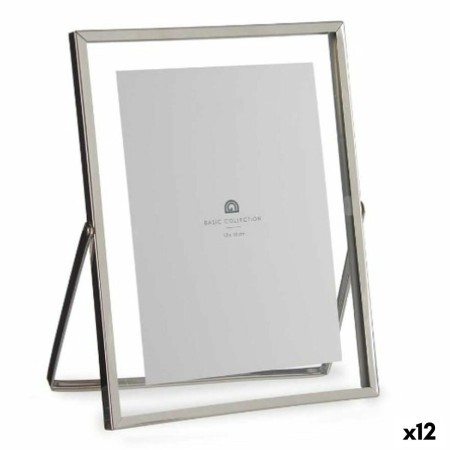 Cadre photo Argenté Métal verre Plastique 18,5 x 1 x 23 cm (12 Unités) de Gift Decor, Cadres muraux et de table - Réf : S3626...