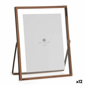 Photo frame Copper Metal Glass Plastic 18,5 x 1 x 23 cm (12 Units) by Gift Decor, Table and wall frames - Ref: S3626032, Pric...