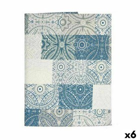 Tablecloth Thin canvas Anti-stain Tile 140 x 180 cm Blue (6 Units) by Kinvara, Party items - Ref: S3626050, Price: 62,10 €, D...