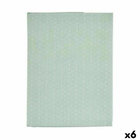 Tablecloth Thin canvas Anti-stain Light Green Star 140 x 180 cm (6 Units) by Kinvara, Party items - Ref: S3626058, Price: 61,...