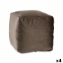 Pouffe Velvet Grey 30 x 30 x 30 cm (4 Units) by Gift Decor, Bean Bags - Ref: S3626068, Price: 36,03 €, Discount: %