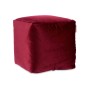 Puff Terciopelo Granate 30 x 30 x 30 cm (4 Unidades) | Tienda24 - Global Online Shop Tienda24.eu