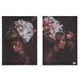 Set of 2 pictures Canvas Lady Flowers 70 x 50 x 1,5 cm (6 Units) by Gift Decor, Prints on Canvas - Ref: S3626079, Price: 75,8...