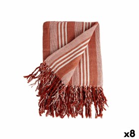 Foulard multi-usages Rayures 235 x 205 cm Blanc Rouge (8 Unités) de Gift Decor, Housses de canapé - Réf : S3626089, Prix : 71...