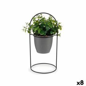 Planta Decorativa Folhas Redonda Metal Plástico 21 x 30 x 21 cm (8 Unidades) de Ibergarden, Plantas - Ref: S3626109, Preço: 7...