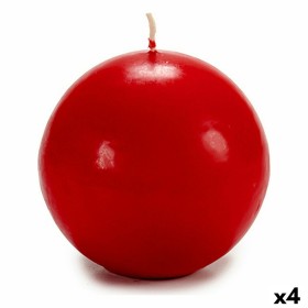 Candle Red Wax 10 x 10 x 10 cm (4 Units) by Acorde, Candles - Ref: S3626121, Price: 12,64 €, Discount: %